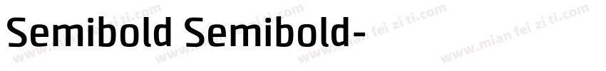 Semibold Semibold字体转换